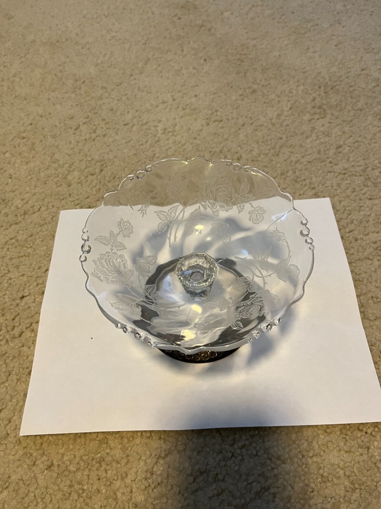VIMTAGE BOARDMAN CANDY DISH STERLING PEDESTAL