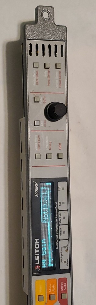Leitch DFS 3005 CONTROL controller PANEL DISPLAY for multiformat synchronizer AV