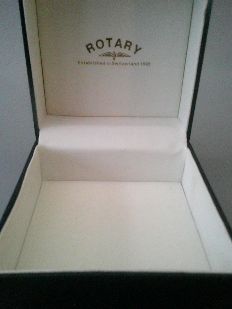 EMPTY ROTARY WATCH BOX