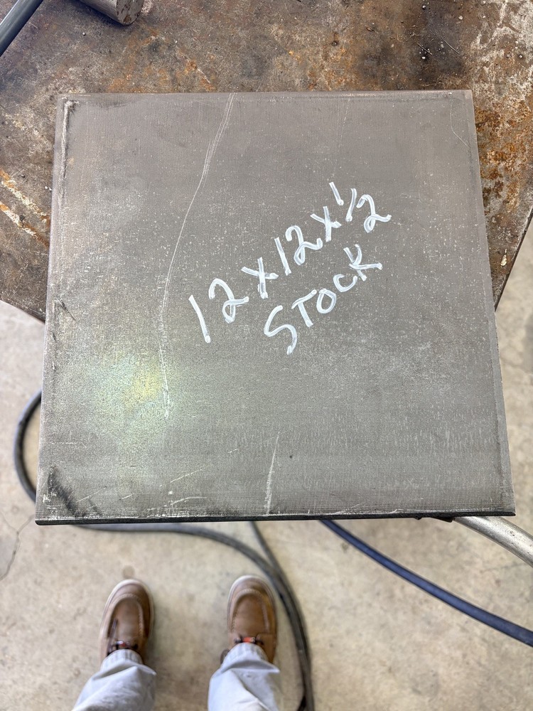 12 x 12 x 1/2   STEEL PLATE