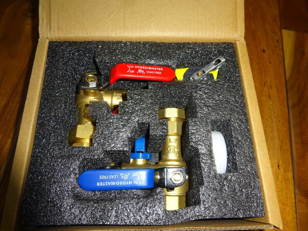 HYDRO MASTER Tankless Water Heater Service Valve Kit with Pressure Relief Valve