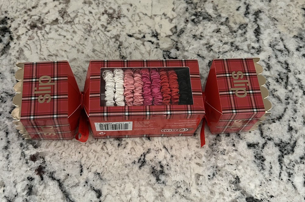 New SLIP 100% Silk Scrunchies 10 Pack Cracker