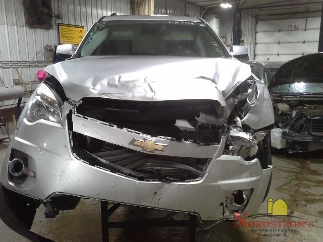 2012 Chevy Equinox Driver Front Headrest Only Gray Leather