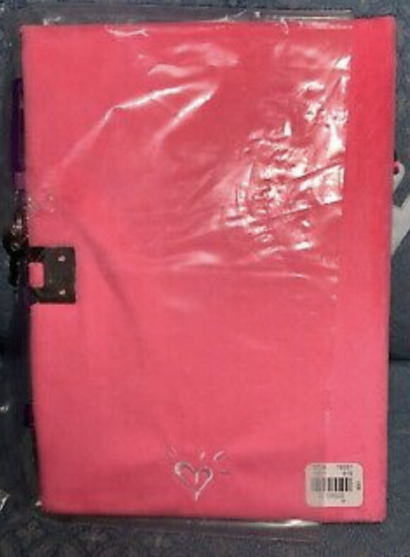 JUSTICE DIARY/JOURNAL INITIAL “C” SCRATCH/SNIFF BUBBLEGUM SCENT 80 PAGES/LOCK