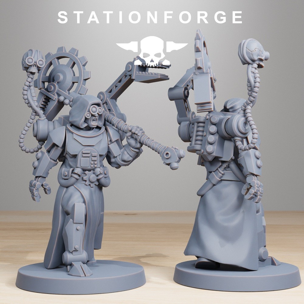 Scavenger Vicars x10, Priests, Tech Adept, Mech Division, Stationforge