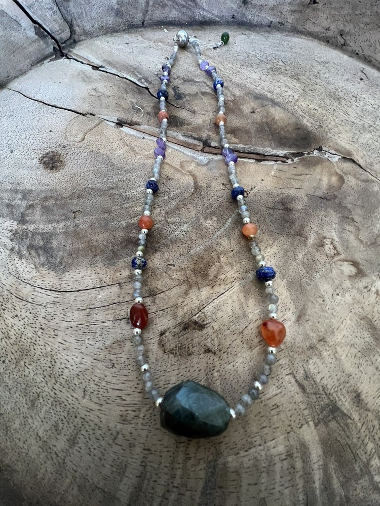 Hand made crystal necklace