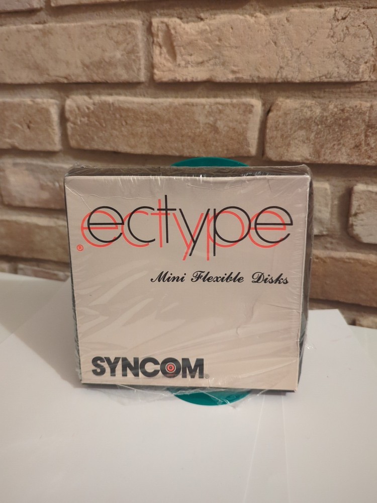 Ectype Mini Flexible Disks Syncom Floppy Discs 15440 10 Pack