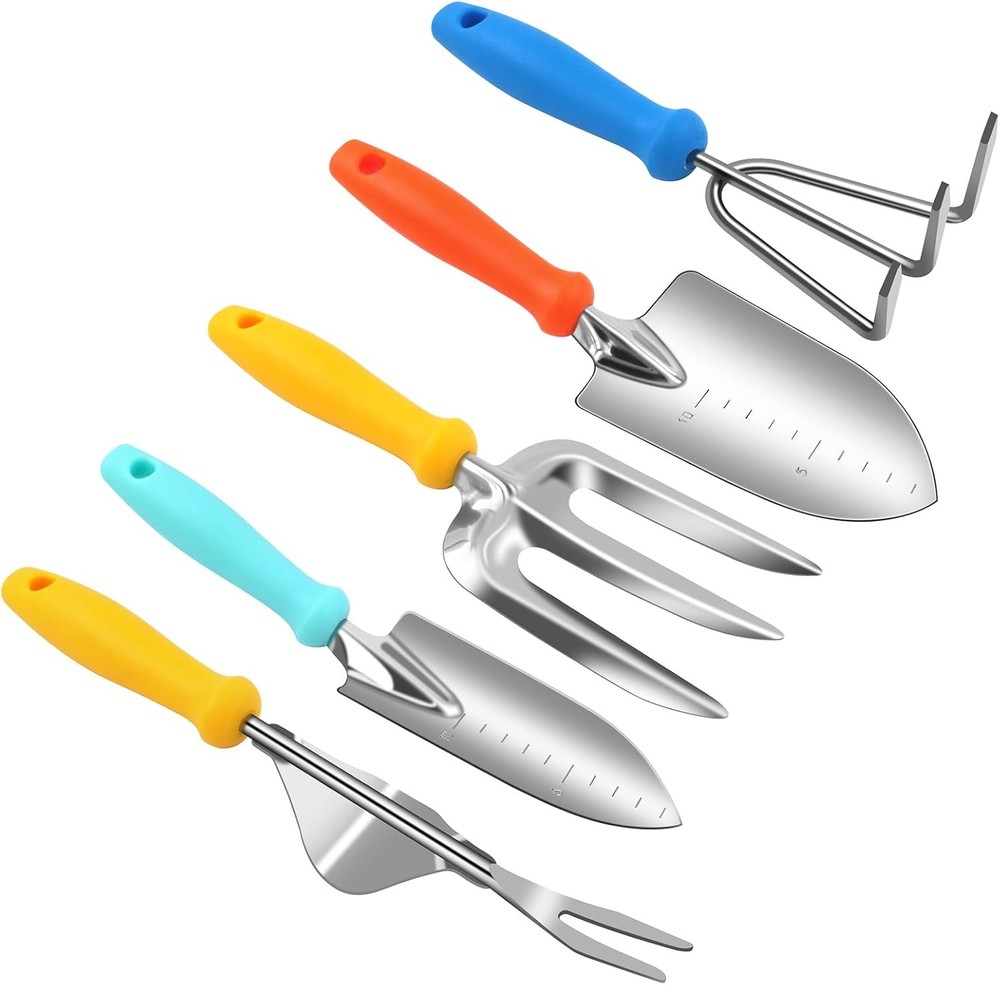 Weed Puller Tool, 5 Piece Stainless Steel Heavy Duty Weeding Tool, Weed Puller,