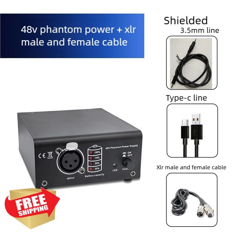 Micfuns MC1 1 channel 48V Phantom Power (1 channel)