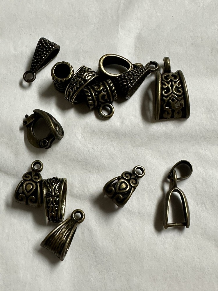 Copper Alloy Bails for Jewelry Making