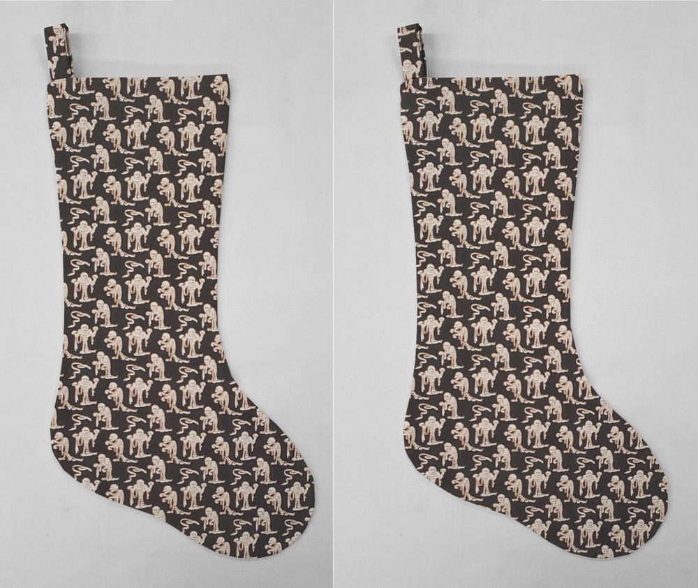 Halloween Mummies Christmas Stocking