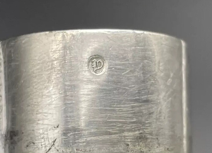 Dutch 2nd Standard 833 Sterling Silver Tea Caddy Unusual Triangular Form
