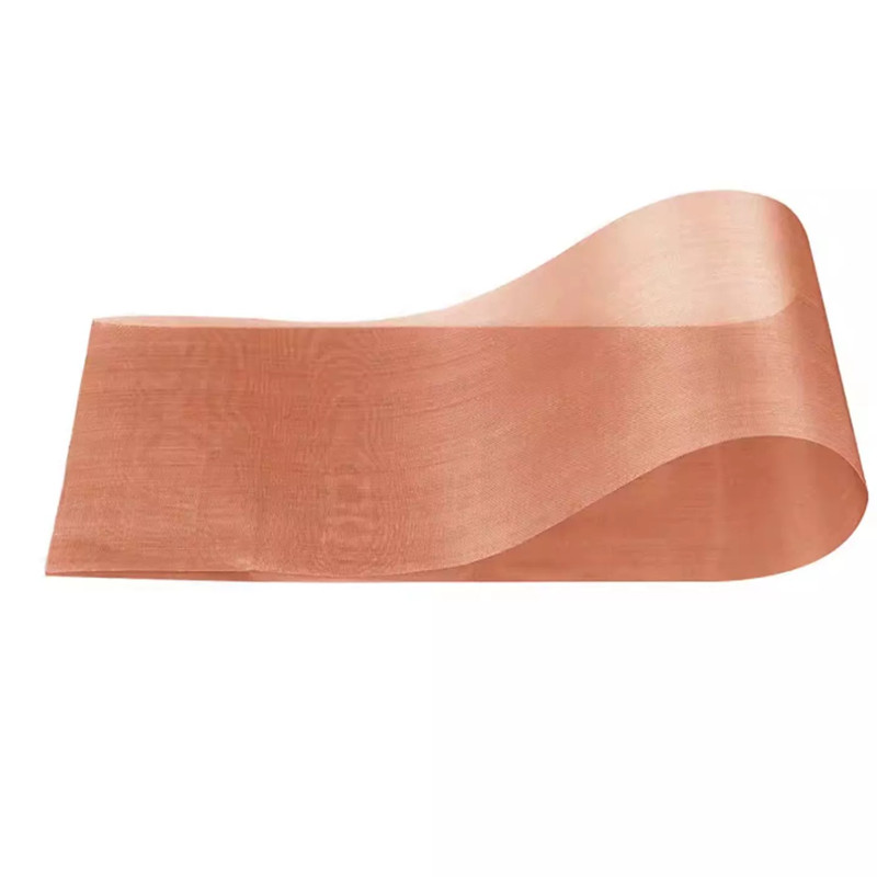 10 Mesh ~ 200 Mesh 99.9% Copper Screen Woven Mesh Copper Mesh Cloth Filter Sheet