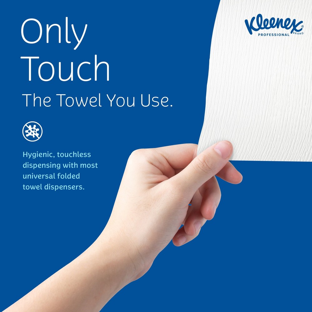 Kleenex Universal Multifold Paper Towels, Bulk, Absorbency Pockets