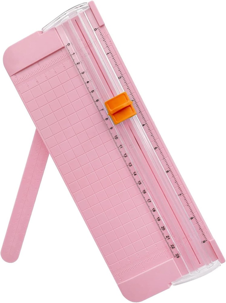 Paper Cutter, A4 Paper Trimmer with Security Safeguard & Side Ruler Portable Str