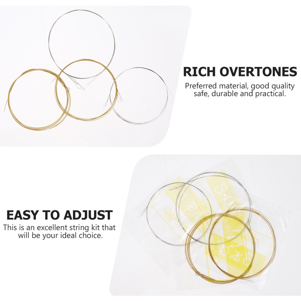 4pcs Banjo Mandolin Strings Acoustic Guitar Strings Electric