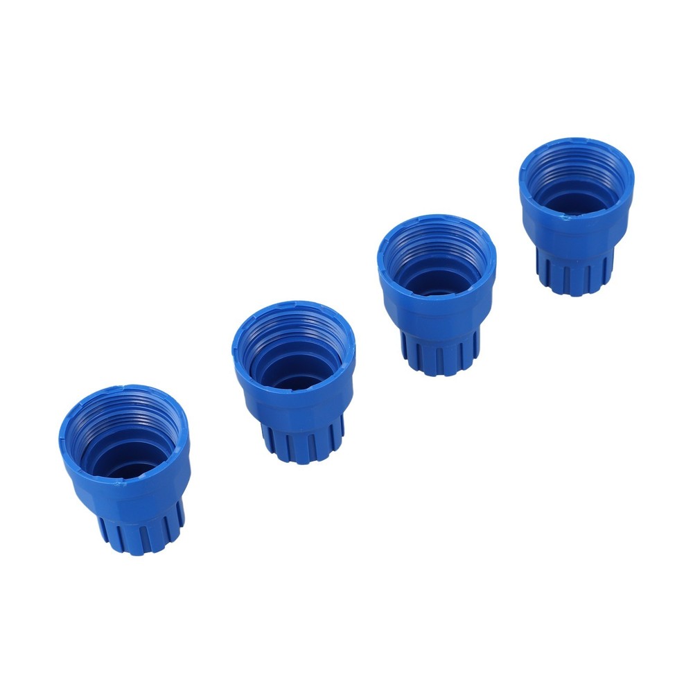 4pcs Blue Handle Floor Heating Manifold Switch Accessories For Easy Control New