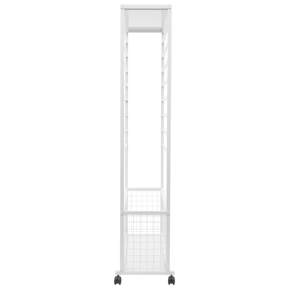 Mobile Ribbon Holder Organizer with Wheels and Ample Storage Space