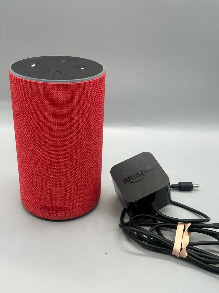 Amazon Echo (2nd Generation) Smart Speaker Alexa - Red
