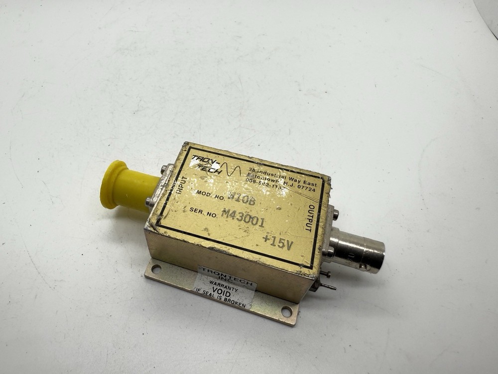 Tron-Tech W10B RF Amplifier +15V | Precision BNC Input | High Quality Microwave