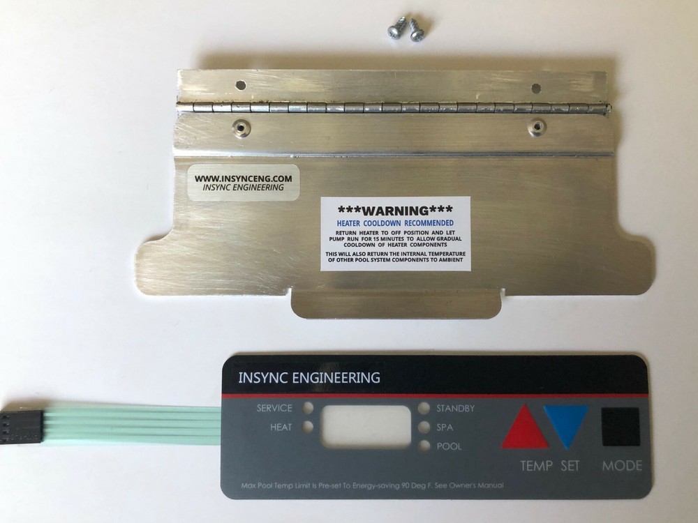INSYNC MFG Hayward Heater Keypad & Cover IDXL2BKP1930  HAXCPA1932   IDXL2PBA1931