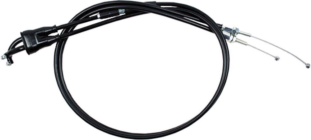 Motion Pro Black Vinyl Push - Pull Throttle Cable Set 04-0196