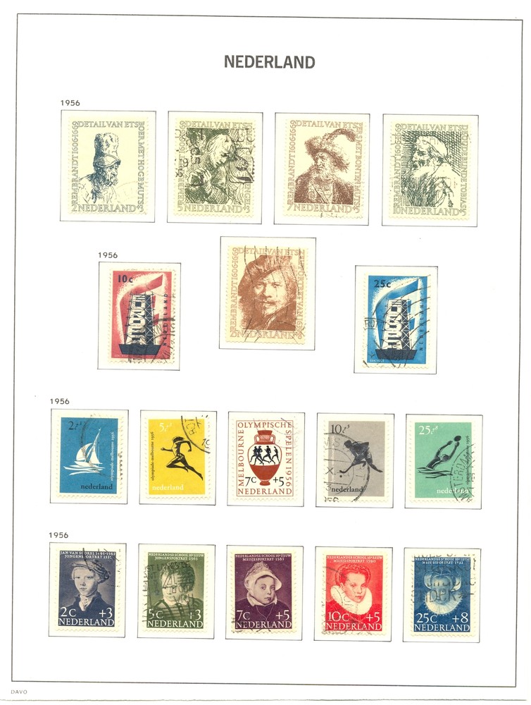 NETHERLANDS 1951/1960 -170 ST. USED - VF