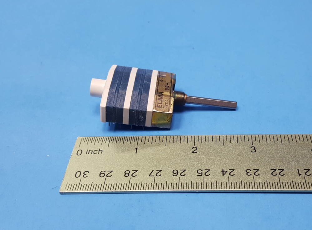 SELECTOR SWITCH, 08-2110, ELMA, Rotary