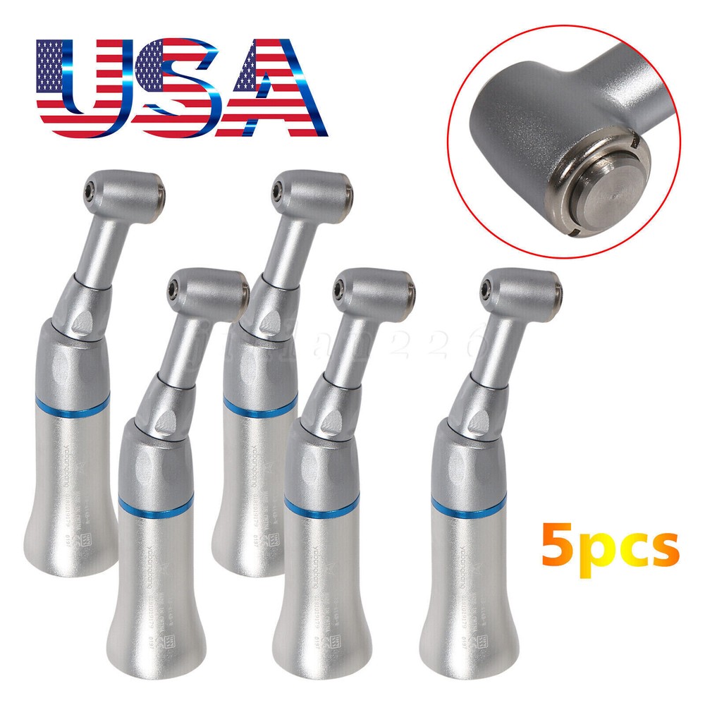Dental Slow Low Speed Handpiece Contra Angle Push Button E-type Attach NSK STYLE
