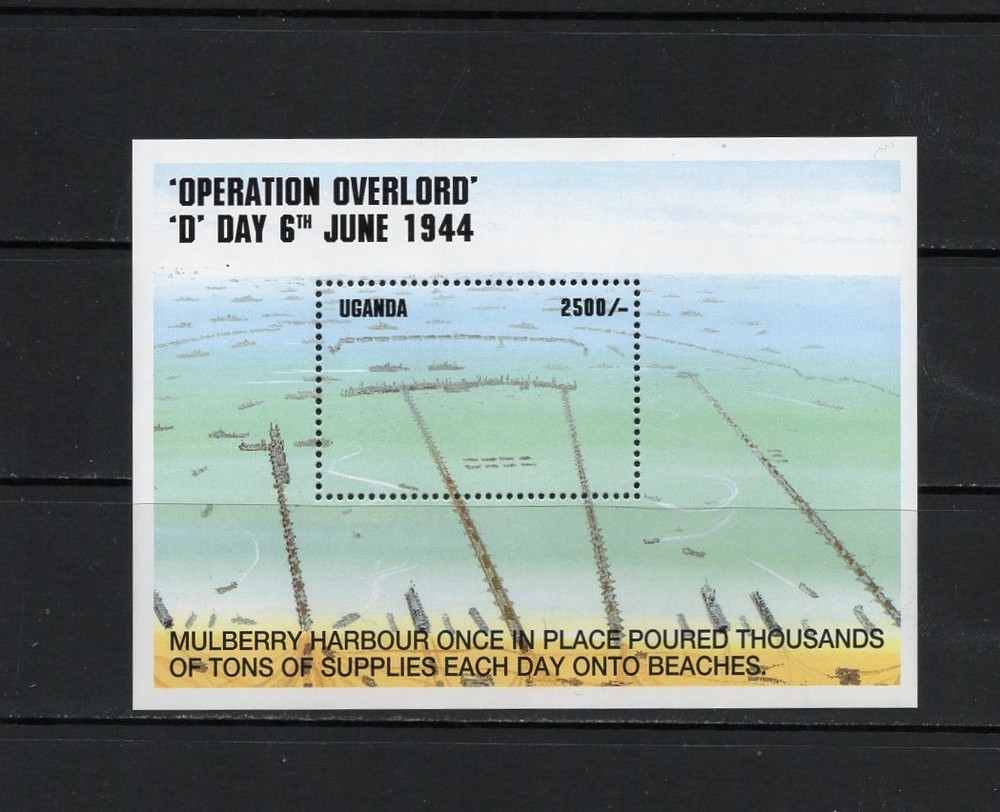 S9820   Uganda   1994   WWII - D-Day    SHEET  MNH