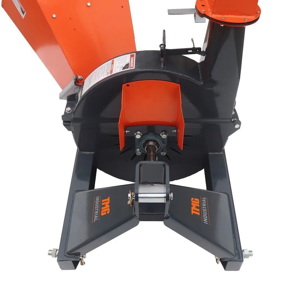 3-Point Mounted 4in Wood Chipper for 30-50HP Tractor Backyard Use
