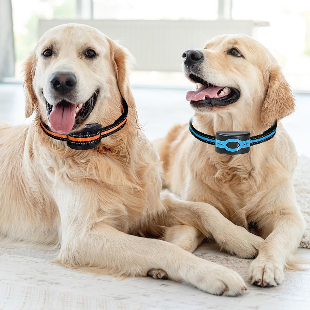 Replacement Collar for Shock Training Bark Collar,Dog Blue+Orange