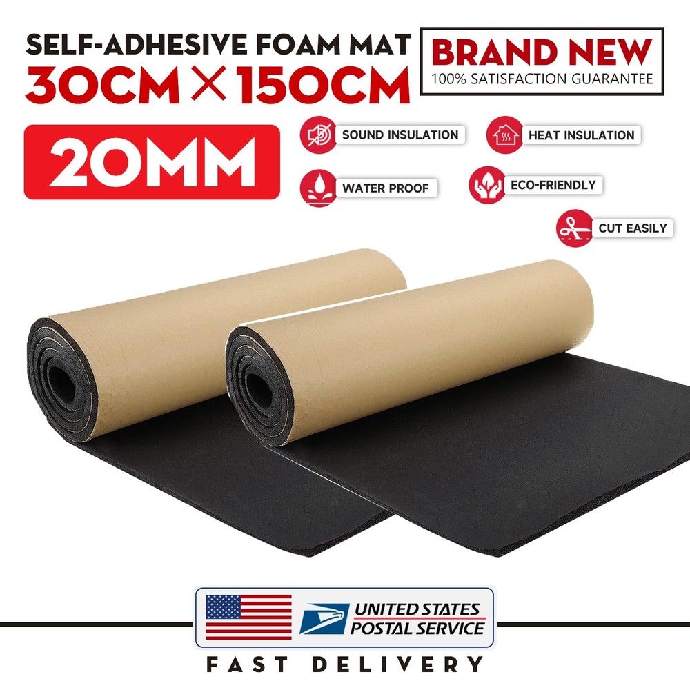 2Roll Closed Cell EPDM Sponge Foam Rubber Sheet Roll Multi-Function Rubber Sheet