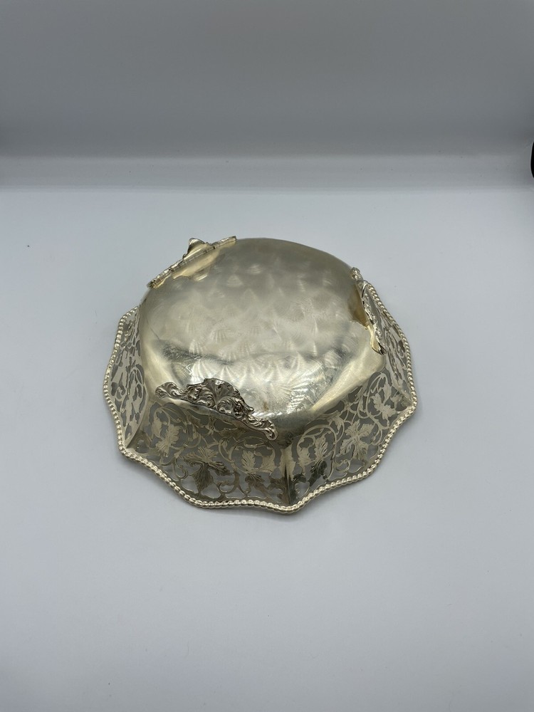 antique silver candy dish