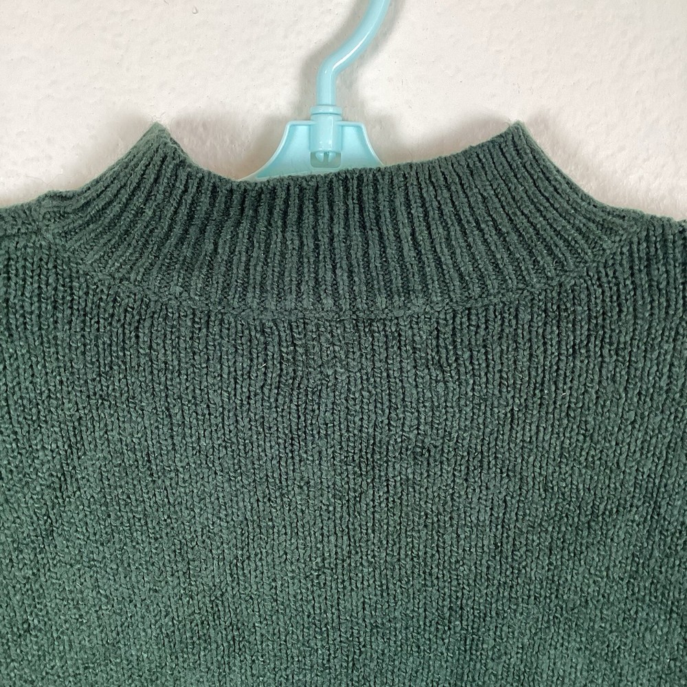 Old Navy Mens Sweater Sz M Long Sleeve Pullover Solid Green Soft Excellent