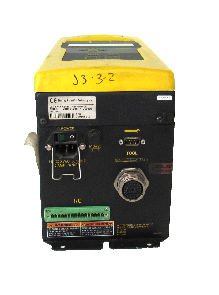 Stanley Assembly Technologies 21A111000 Torque Controller QPM Series QC0001