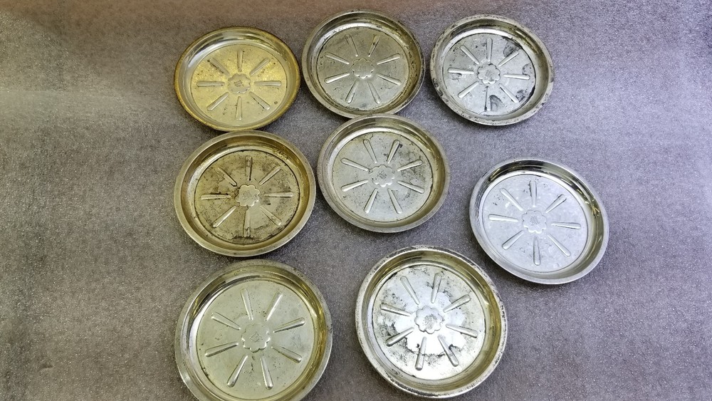 8 TIFFANY & CO. STERLING SILVER PLATES 1920