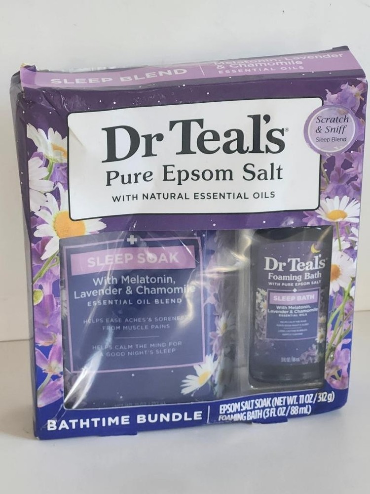 Dr Teals Epsom Salt Lavender & Chamomile Plus Foaming Bath Oils