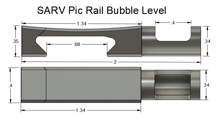Low Profile - Rifle Scope Level USA Made!