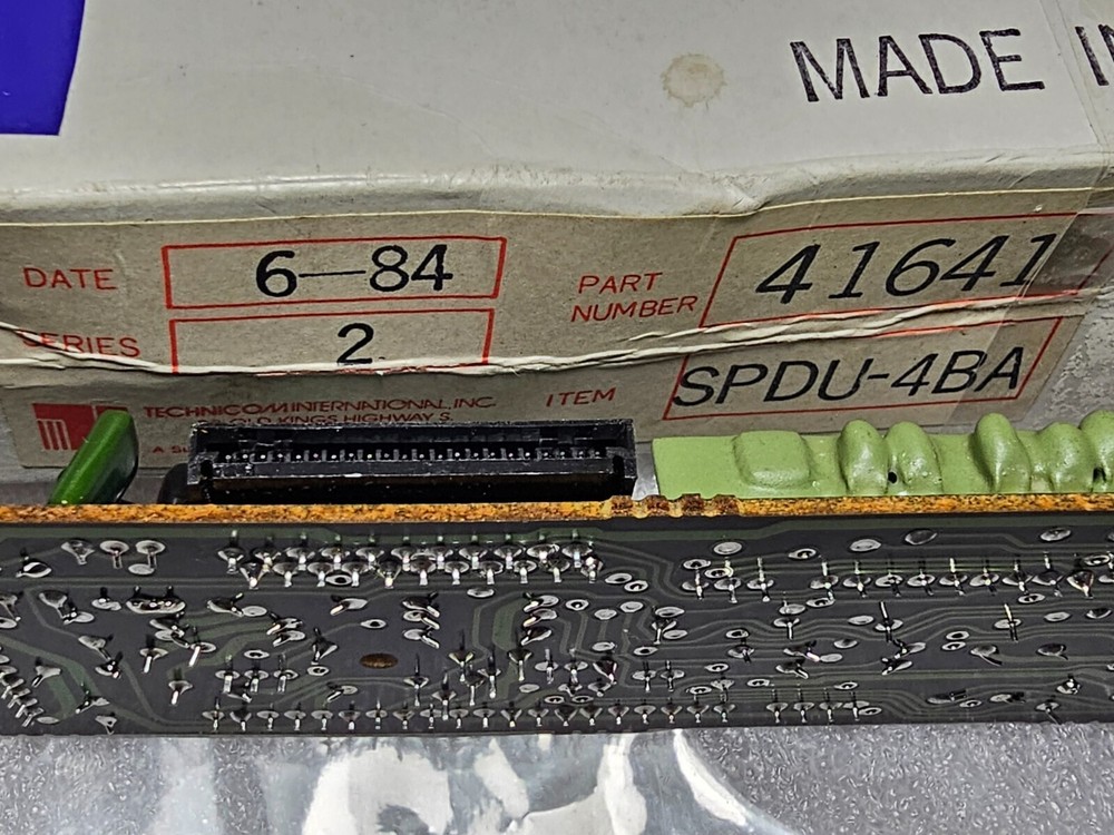NITSUKO, 41641, SPDU-4BA, Series 2, Replacement Circuit Board, Made JAPAN