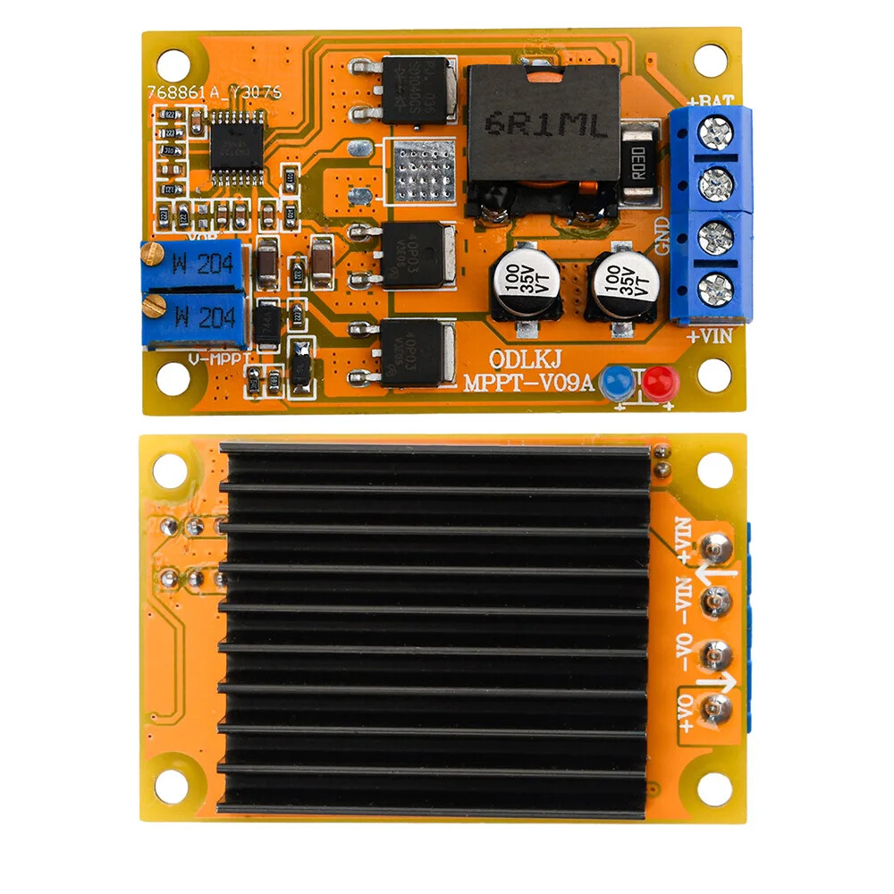 6A MPPT Solar Charge Controller Solar Charging Module Board 1-100W 8-30V