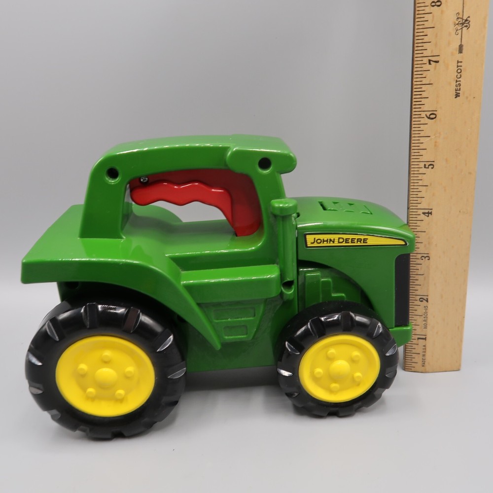 John Deere Tractor Flashlight w Engine Sounds Light & Mini Rubber Vehicle