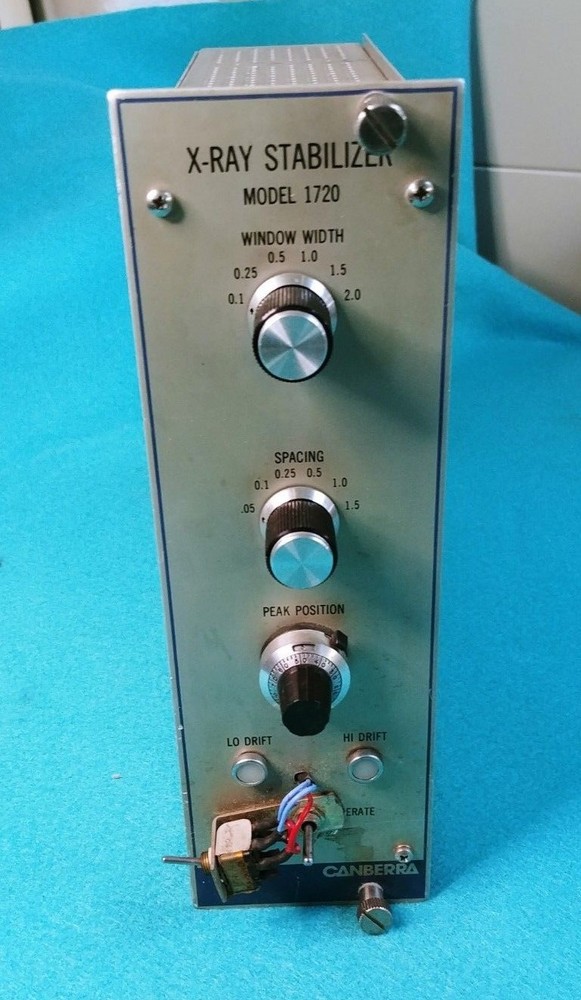 CANBERRA X-RAY STABILIZER MODEL 1720 NIM BIN PLUG IN MODULE
