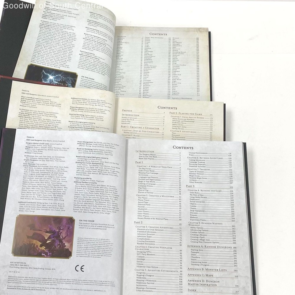 Dungeons & Dragons Starter Set & Core Gift Set Player Handbook/DM Guide/MonsterM