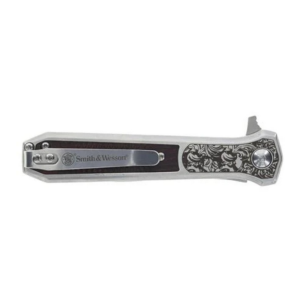 Smith & Wesson Unwavered Folding Knife Stainless Dagger Blade - 1208413