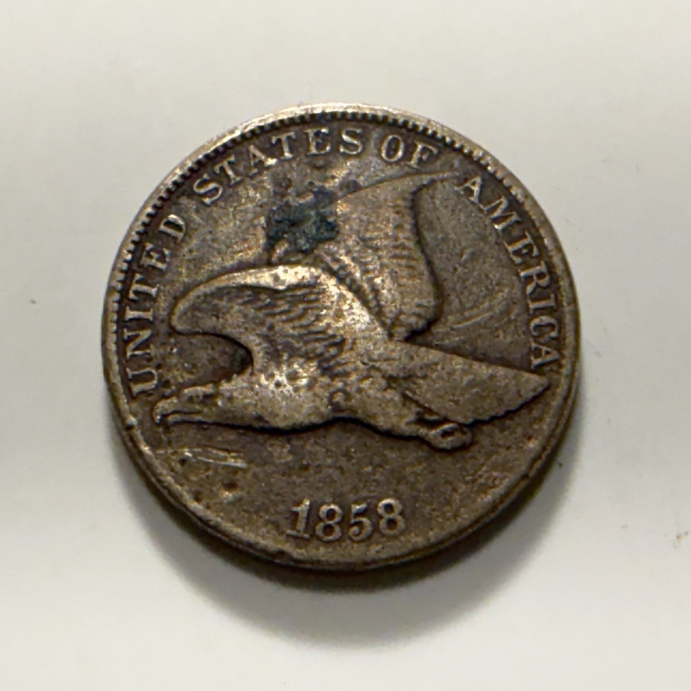 1858 1C Flying Eagle Cent