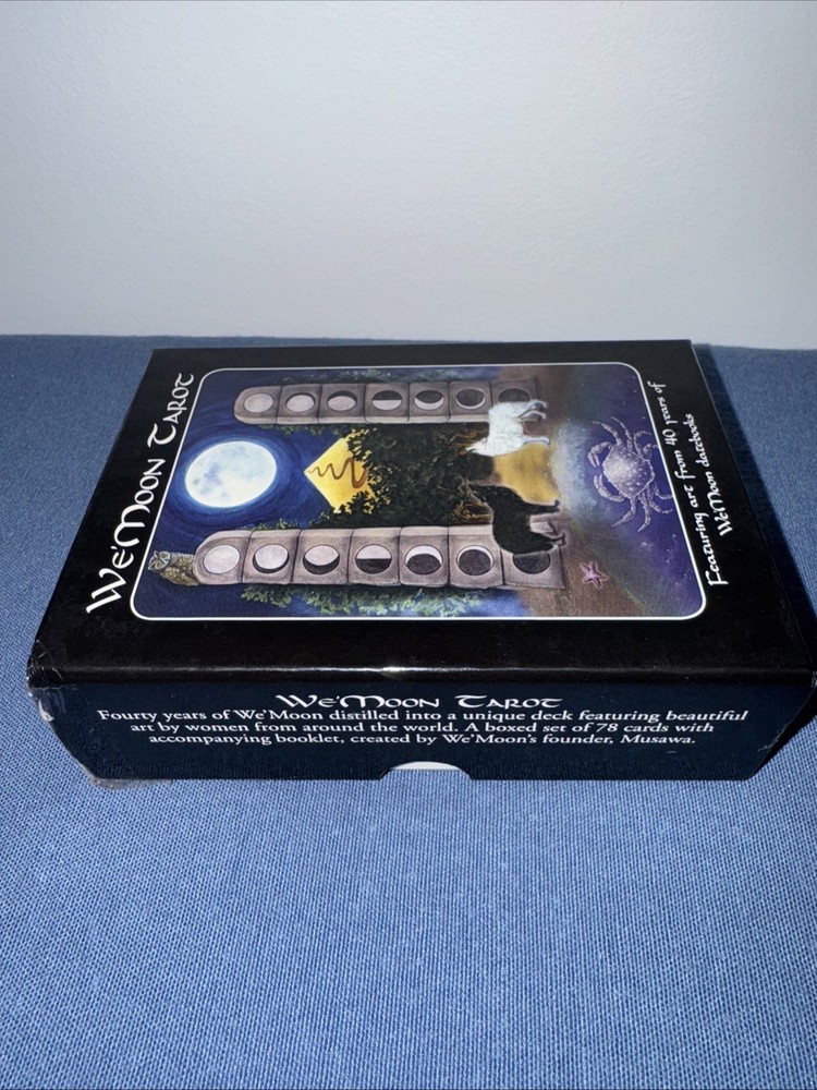We'Moon Tarot Card Deck, Boxed Set with Book EUC