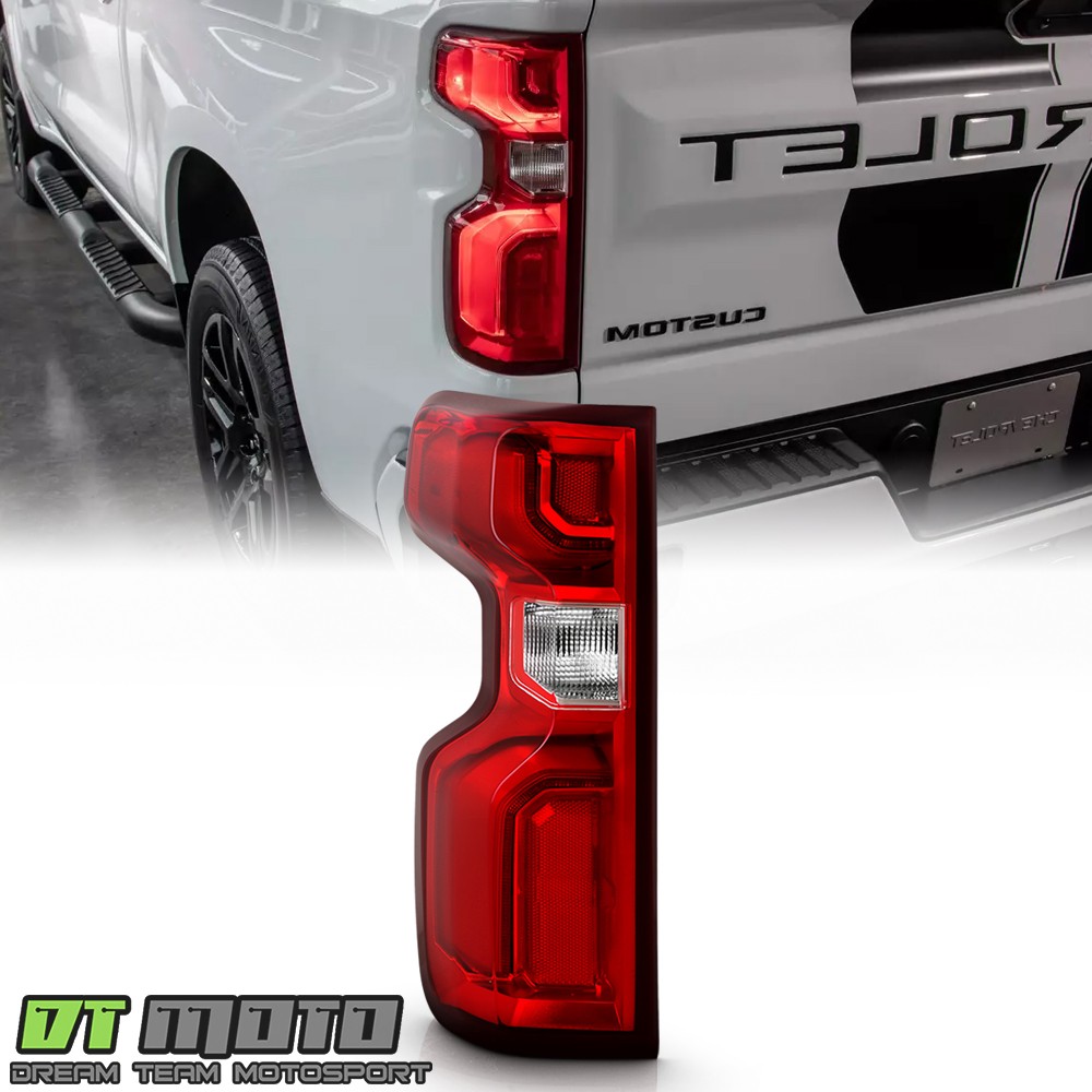 For 2019-2023 Chevy silverado 1500 LED Tail Light w/Wiring Harness - Driver Left