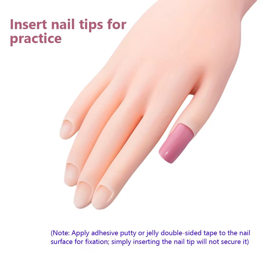 Manicure practice plastic hand model