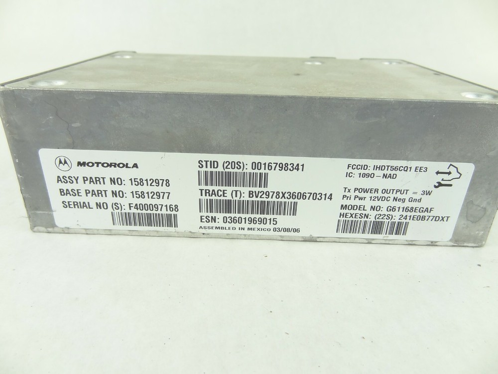 Chevy Trailblazer OnStar Communications Computer Control Module 2004 2005 2006